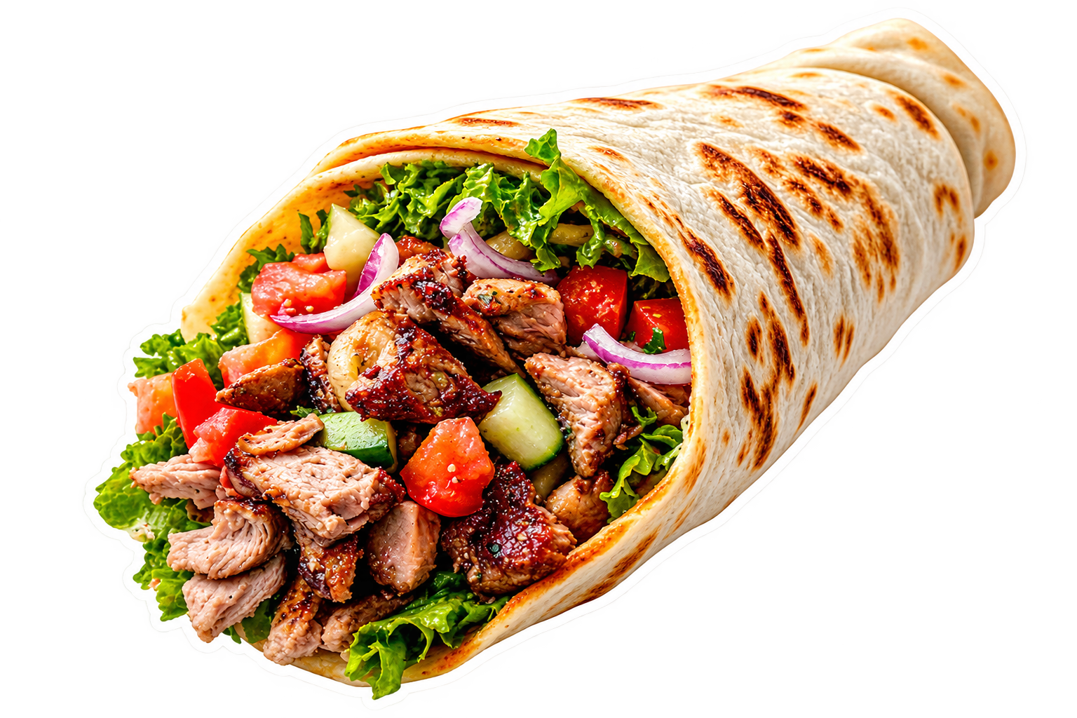 Kebab Daily cu carne la grătar și legume proaspete